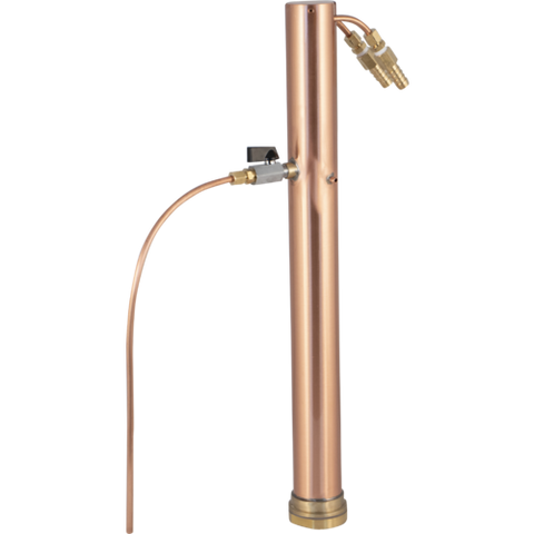 AlcoEngine Copper Reflux Still Condenser