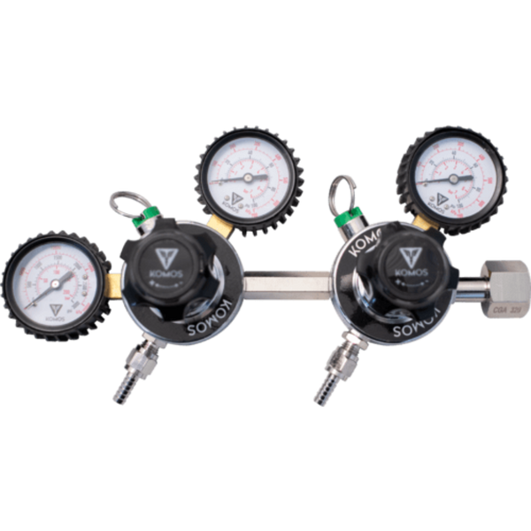 The KOMOS Dual Body CO2 Regulator