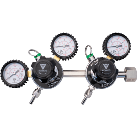 The KOMOS Dual Body CO2 Regulator