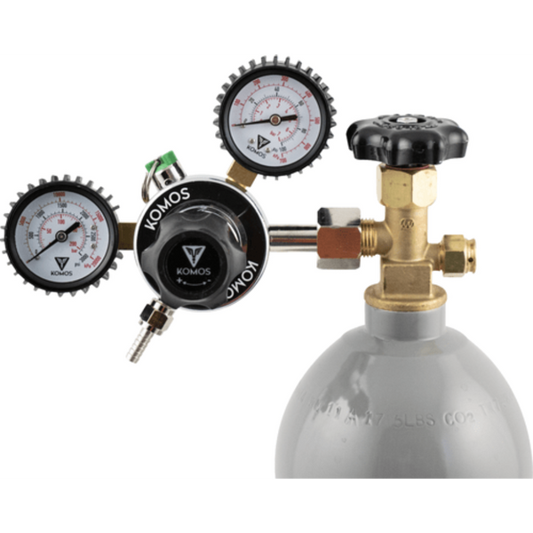 Premium Dual Gauge CO2 Regulator - (KOMOS)